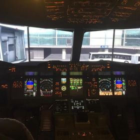 Bild: A380 Flugsimulator