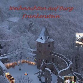 Bild: Winterzauber auf der Burg Frankenstein
