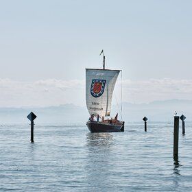 Bild: Segeln auf der Lädine