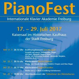 Image: PianoFest der Internationalen Klavier Akademie Freiburg