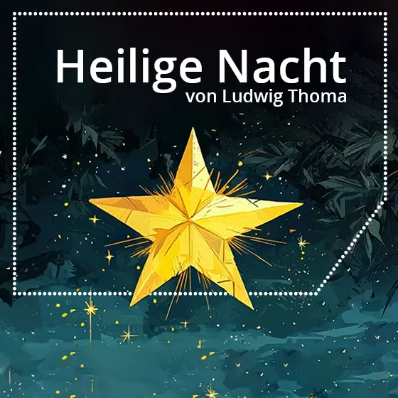 Bild: Die heilige Nacht von Ludwig Thoma
