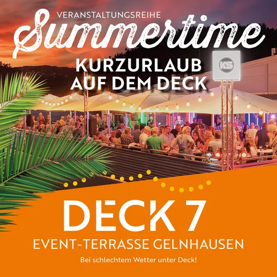 Bild: Summertime - Kurzurlaub auf dem Deck