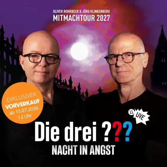 Bild: Die drei ??? Nacht in Angst als Mitmachhörspiel
