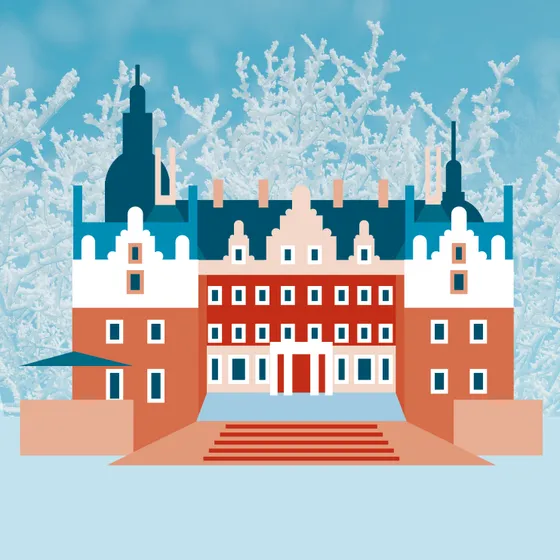 Bild: Winterbühne im Schloss Bad Muskau