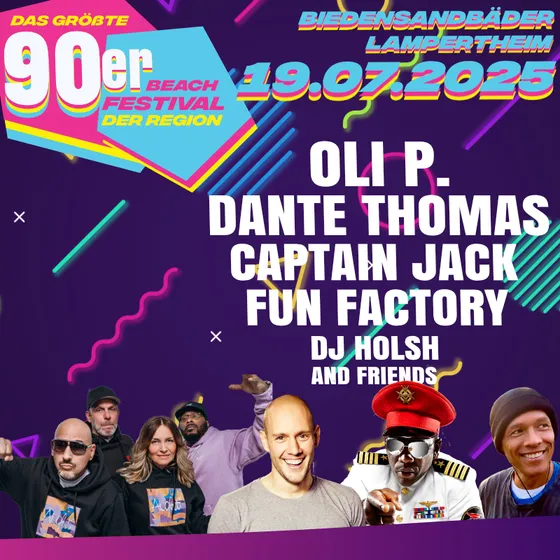 Bild: 90er Beach Open Air Lampertheim