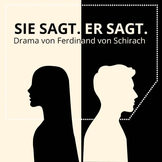 Bild: Sie sagt. Er sagt.