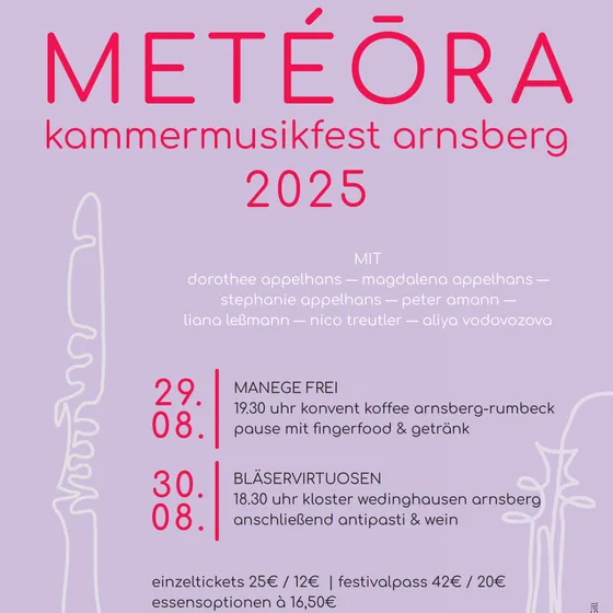 Bild: METÉŌRA Kammermusikfest Arnsberg