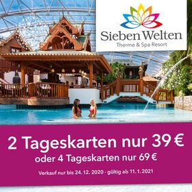 Bild: Sieben Welten Therme Weihnachts-Vorteilskarte