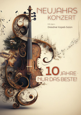 Bild: „10 JAHRE - NUR DAS BESTE! Das traditionelle Neujahrskonzert mit dem Dresdner Kapell-Salon