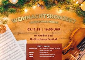 Bild: Weihnachtskonzert der Musikschule Freital