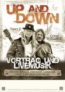 Bild: TinoZ & Götz Wiegand: Up And Down Hohe Berge. Fremde Länder und der Rock´n Roll