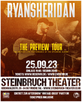 Bild: Ryan Sheridan - The Preview Tour 2023