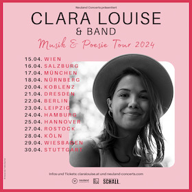 CLARA LOUISE & BAND - warm - Musik & Poesie
