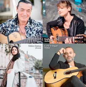 Nacht der Gitarren mit Lulo Reinhardt, Cenk Erdogan, Stephanie Jones & Claire Besson