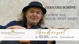 Gerhard Schöne - Abendkonzert: "Ich sehe was, was Du nicht siehst"