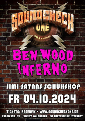 Ben Wood Inferno + Jimi Satans Schuhshop