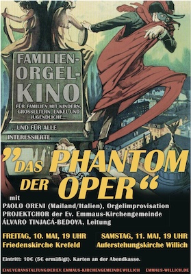 Das Phantom der Oper - Familien-Orgel-Kino