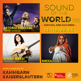 Sound Of The World (10) - Festival der Kulturen - Souad Massi - Open Air im Kulturgarten