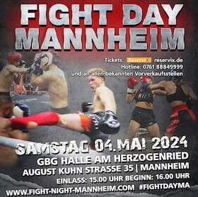 Fight Day Mannheim - Muay Thai und K1 Newcomer Kämpfe