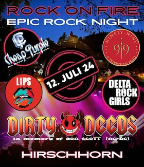 Rock on Fire. Epic Rock Night - Rockfestival am Neckar