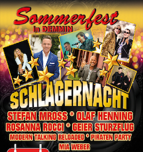 SCHLAGERNACHT mit Stefan Mross, Olaf Henning, Rosanna Rocci u.v.a.