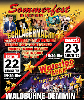 KOMBITICKET für SCHLAGERNACHT - WATERLOO The Abba Show