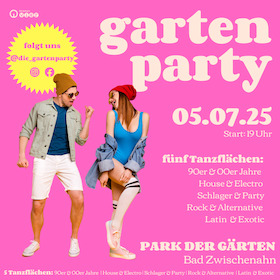 Gartenparty Norddeutschlands größte Gartenparty Sa. 05.07.2025 um 19