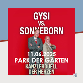 Gysi vs. Sonneborn Kanzlerduell der Herzen Mi. 11.06.2025 um 1930