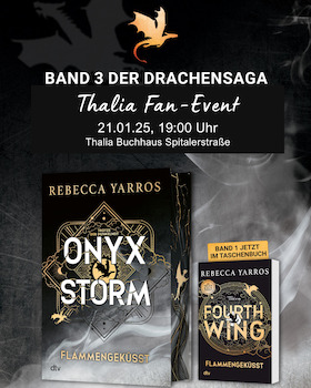 Fan-Event zum Release von ONYX STORM - Flammengeküsst Di. 21.01.2025 um