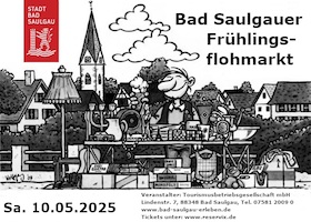 Großer Bad Saulgauer Frühlingsflohmarkt Samstag 10.05.2025