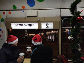 Glühweinfahrt mit der Halberstädter Straßenbahn