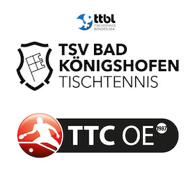 Bild: TSV Bad Königshofen - TTC OE Clarity Tel. Bad Homburg