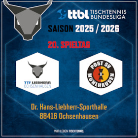 Saison 2025/2026 Tischtennis Bundesliga