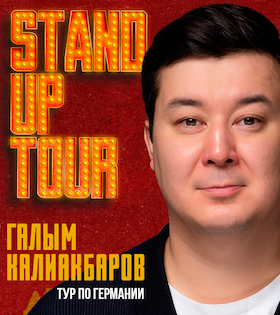 Bild: Galym Kaliakbarov in Deutschland 2026 - Stand Up Konzert von Galym Kaliakbarov