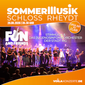 Bild: FUN & FRIENDS & das Jugendsinfonieorchester der Stadt MG