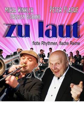 Bild: "zu laut" Peter Flache und Micha Winkler mit der Dresden BigBand