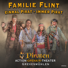 Bild: Die Schicksalhaften Begegnungen des Capt`n Flint - Familientag - "Familie Flint - einmal Pirat, immer Pirat"