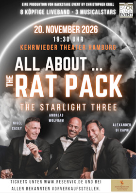 Bild: All About - The Rat Pack - The Starlight Three - mit Alexander di Capri, Nigel Casey, Andreas Wolfram