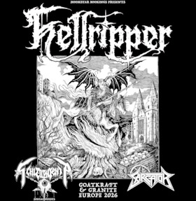 Bild: Hellripper + Special Guest: Schizophrenia + Sarcator - Goatkraft & Granite Tour 2026