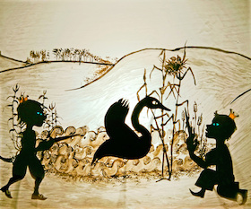 Bild: Die wilden Schwäne