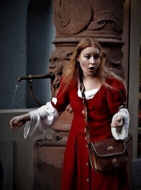 Bild: Freiburg Living History: Die Hexe von Freiburg