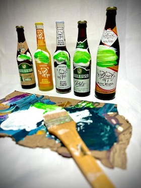 Bild: Malkunst trifft Braukunst - Kreativ sein mit allen Sinne