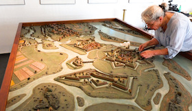 Bild: Kehl der große Rundgang – Besichtigung des Festungsmodells