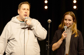Bild: Poetry Slam - Moderation: Ko Bylanzky und Alexandra Heidel