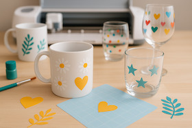 Bild: Workshop für Groß & Klein: Tassen & Gläser gestalten - mit Christina Hogh