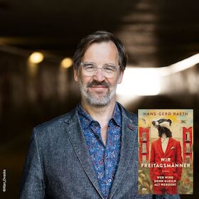 Bild: Hans-Gerd Raeth liest aus ,,Wir Freitagsmänner"
