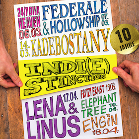 Bild: Indi(e)stinction-Festival - Bei Auswahl von mindestens 3 verschiedenen Veranstaltungen aus dem Festival 20% sparen!