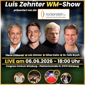 Bild: Luis Zehnter WM-Show - mit Oliver Kahn, Pierre Littbarski und Dr. Felix Brych