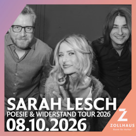 Bild: Sarah Lesch Trio - Poesie & Widerstand Tour 2026