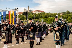 Bild: Härtsfeld Tattoo - Pipes & Drums und Blasmusik mit tollen Choreografien